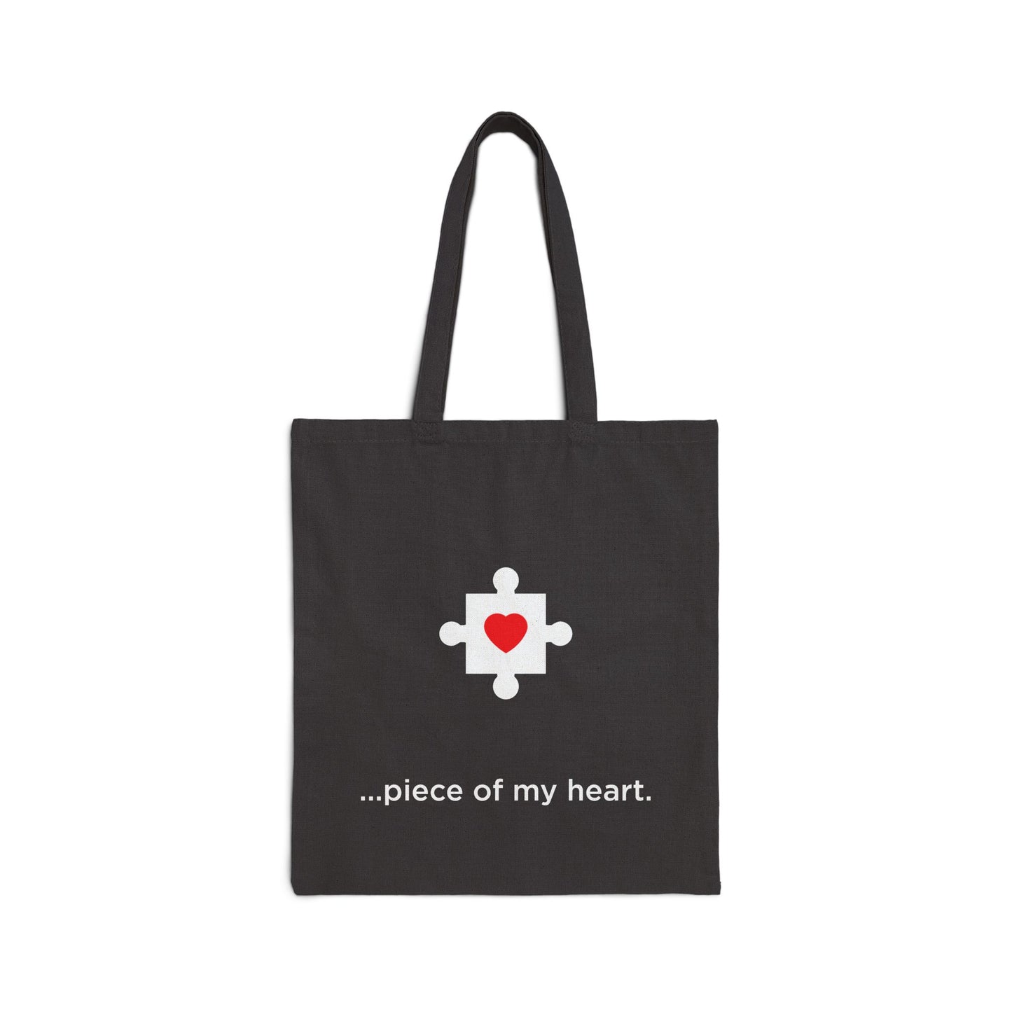 The Missing Piece of My Heart – Matching Tote Bag Black Set