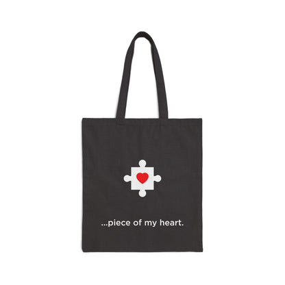 The Missing Piece of My Heart – Matching Tote Bag Black Set