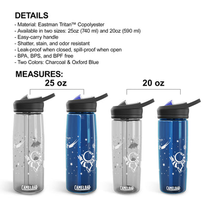 Space Themed Water Bottle CamelBak Eddy® – 20oz & 25oz Sizes