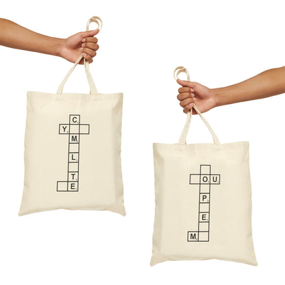 You Complete Me – Matching Tote Bag Natural Set
