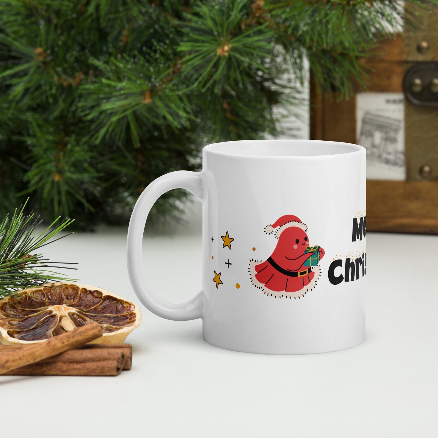 Little Ghost of Christmas Mug - Merry Christmas