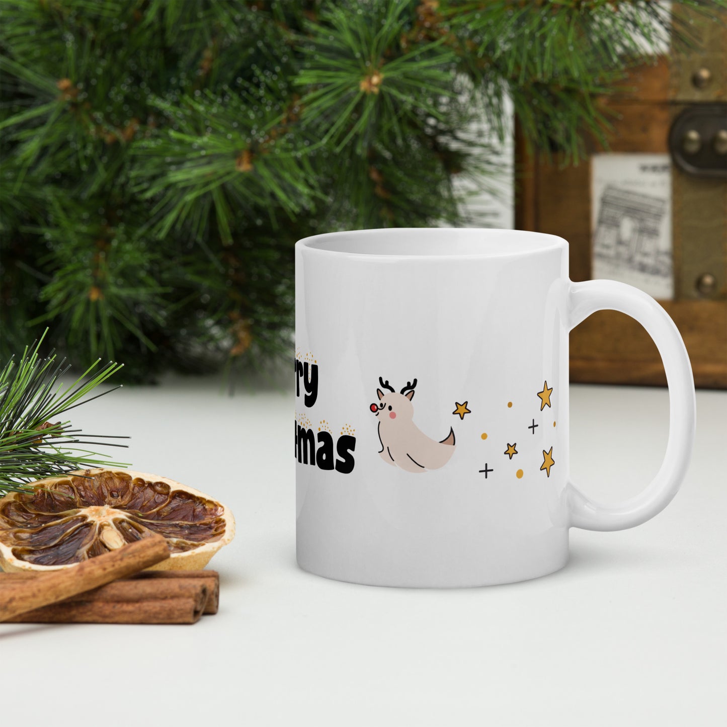 Little Ghost of Christmas Mug - Merry Christmas